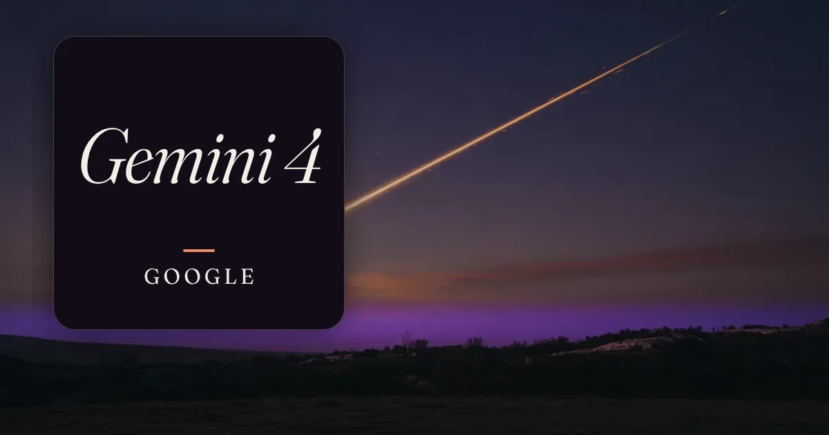 Koray Kavukcuoglu says Gemini 4 is in post-training and should ship well before the end of 2026. Google has not named a date.